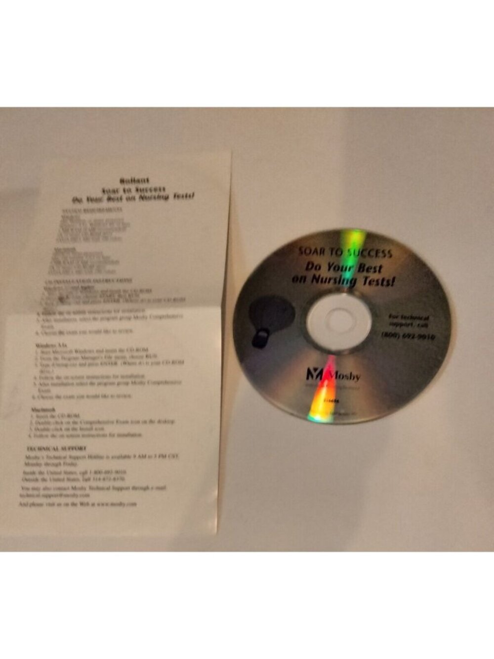 Soar to Success Do Your Best on Nursing Tests Rollant CD Practice Questions